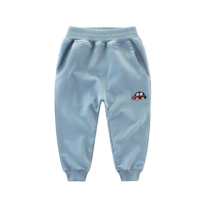 Customized Spring Summer High quality/High cost performance  100% Cotton Eco-Friendly Sweatpants Trousers Pants for Kids Children