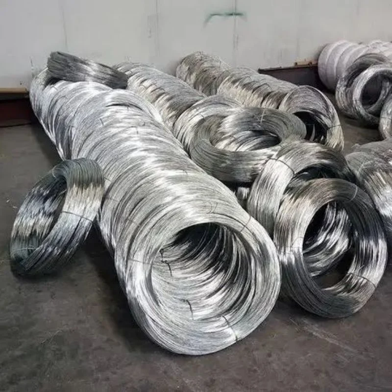 0,9 mm 1,25 mm 1,60 mm fabricante de arame de aço galvanizado fio elétrico Fio de ligação em aço galvanizado Fence Cabo de aço brilhante arame de aço Fio Gi de imersão quente