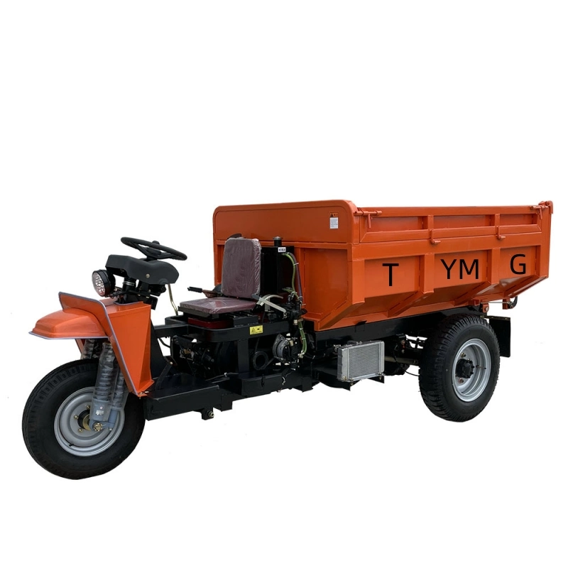 Cargo Tricycle Electric with 3 Wheeler 3ton Motorcycle Mining Electric Tricycle