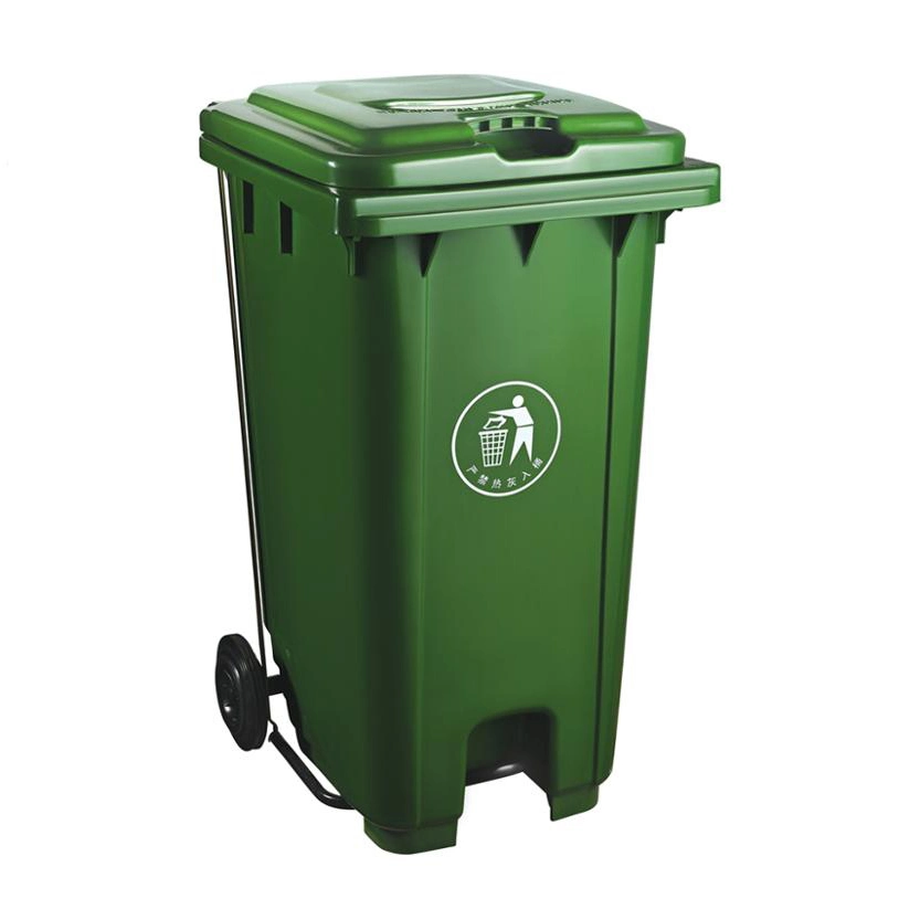 Factory Direct Price 240 Liter Durable Plastic Waste Bin Outdoor Garbage Bin