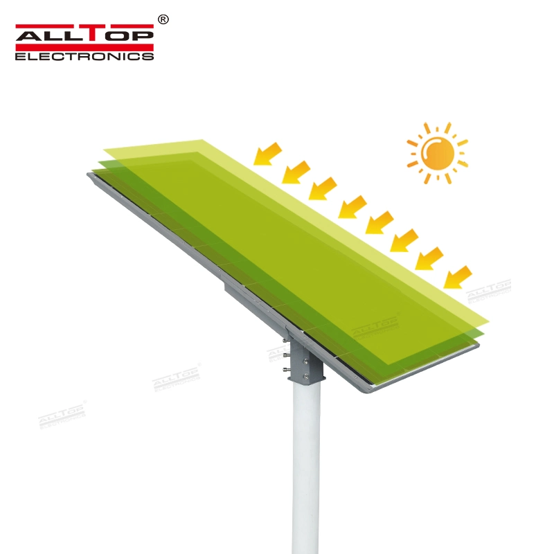 Alltop IP65 Resistente al agua de calidad al aire libre SMD 200 W integrado todos en una calle LED lámpara solar