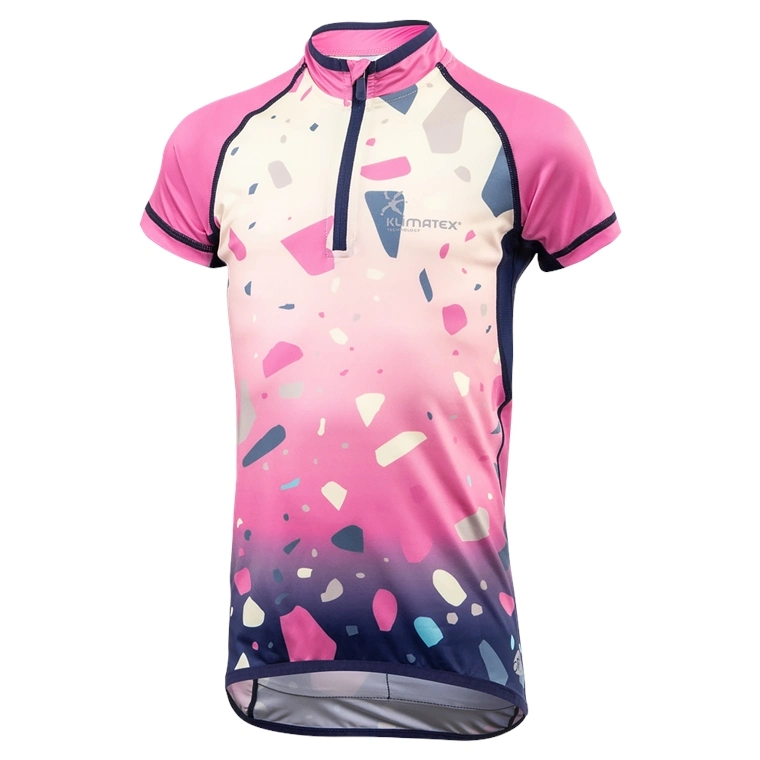 Camisola de ciclismo de manga curta de alta qualidade Summer Quick Dry para criança Desgaste desportivo desgaste de ciclismo