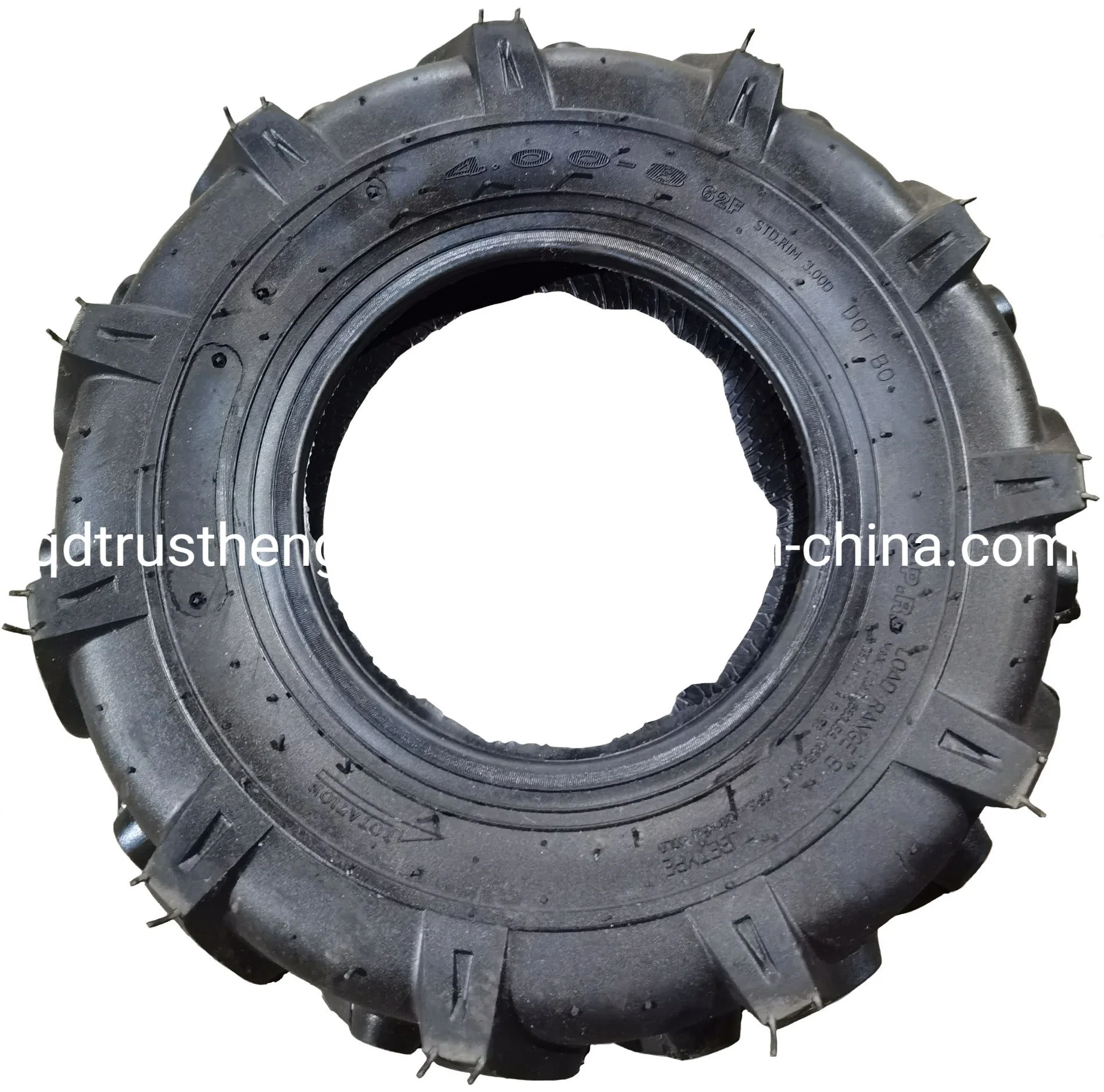 China 4.00-8 pneu de carrinho de mão de borracha de alta qualidade usado para agricultura Máquina