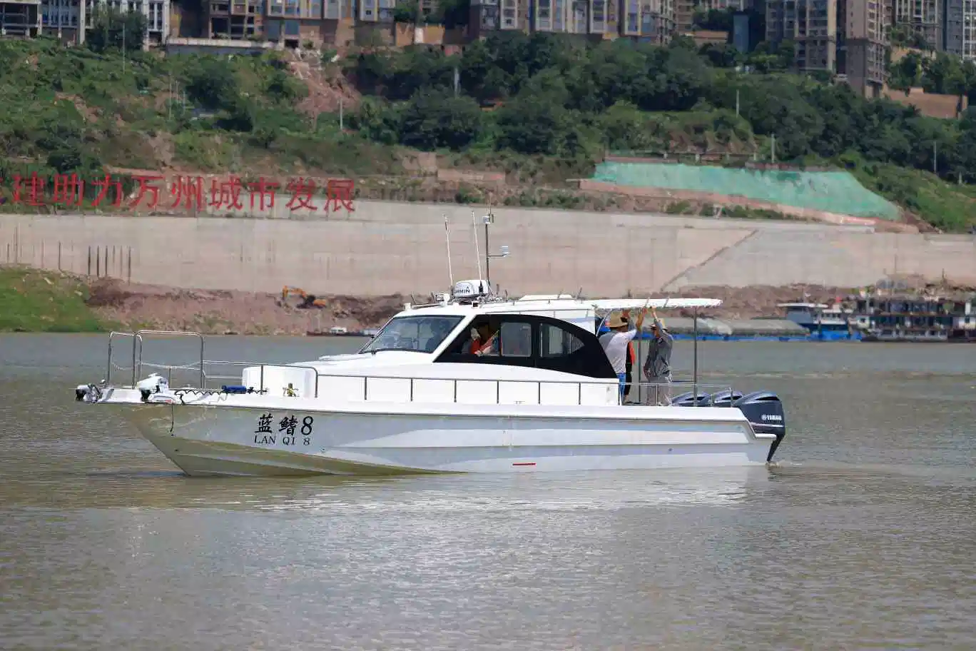 39FT FRP Fishing Charter Boat with Diesel Engine and Stern Driver