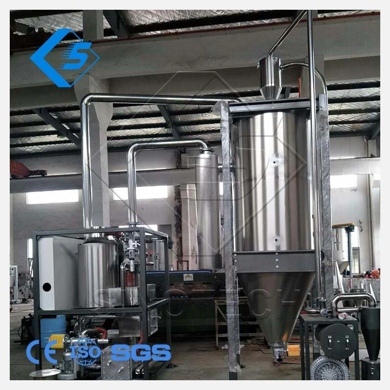 Sinotech Air Flow Drier Plastic Crystallizer Hopper Dryer Crystal Pet Flakes Pet Crystallization Drier