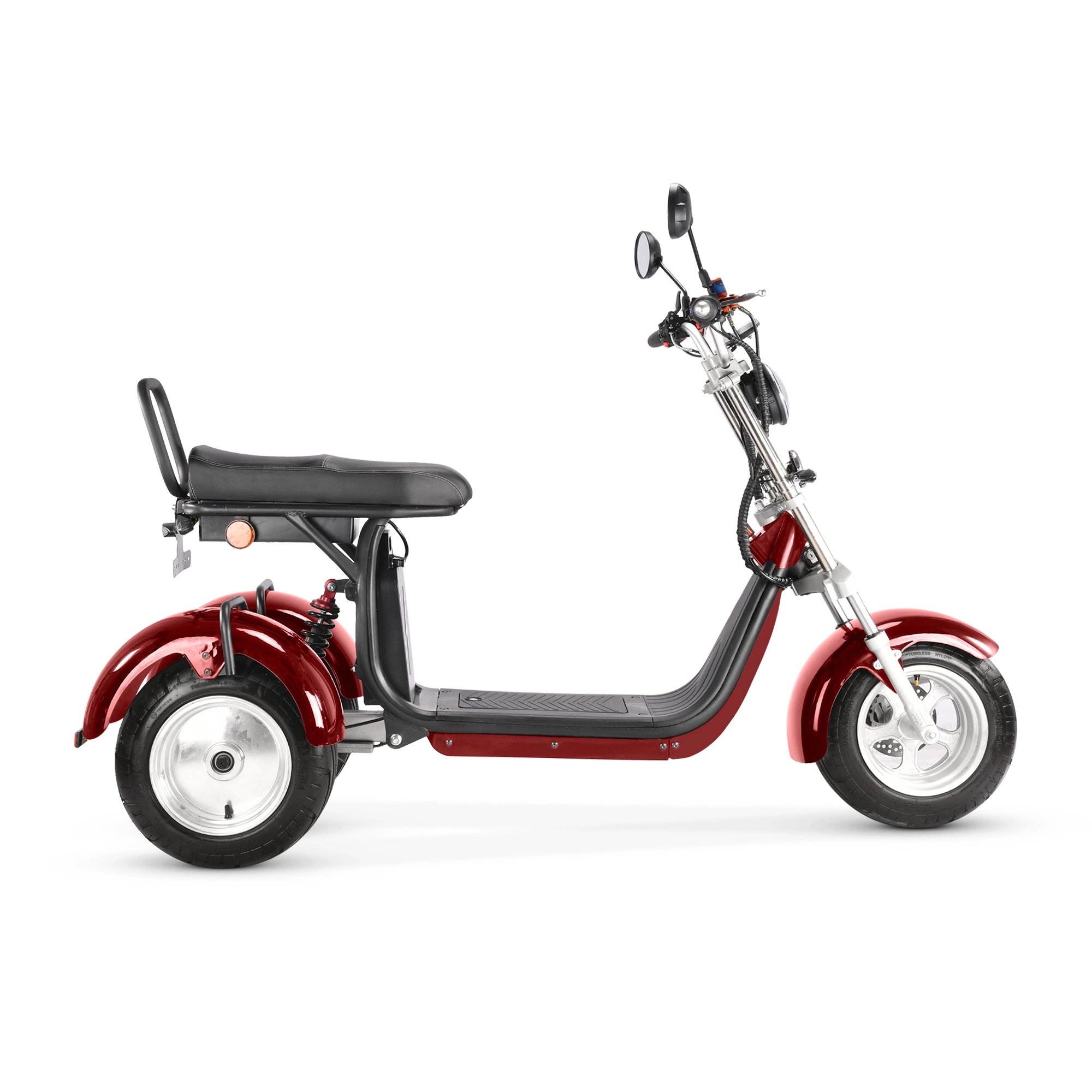 Three Wheels Big Tire Trike Adult Tricycle Citycoco 3 Wheel Electric Scooter 1500W 2000W EEC Certificate