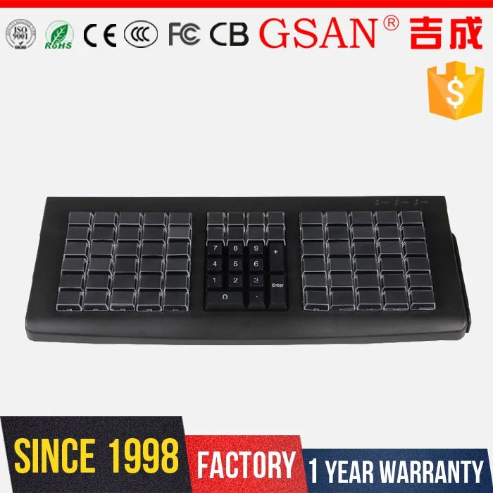 81 Keys PS/2 Port POS Programmable Keyboard