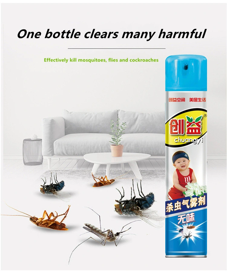 Factory Wholesale/Supplier Price Professional Mosquito Spray Cockroach Aerosol Insect Killer
