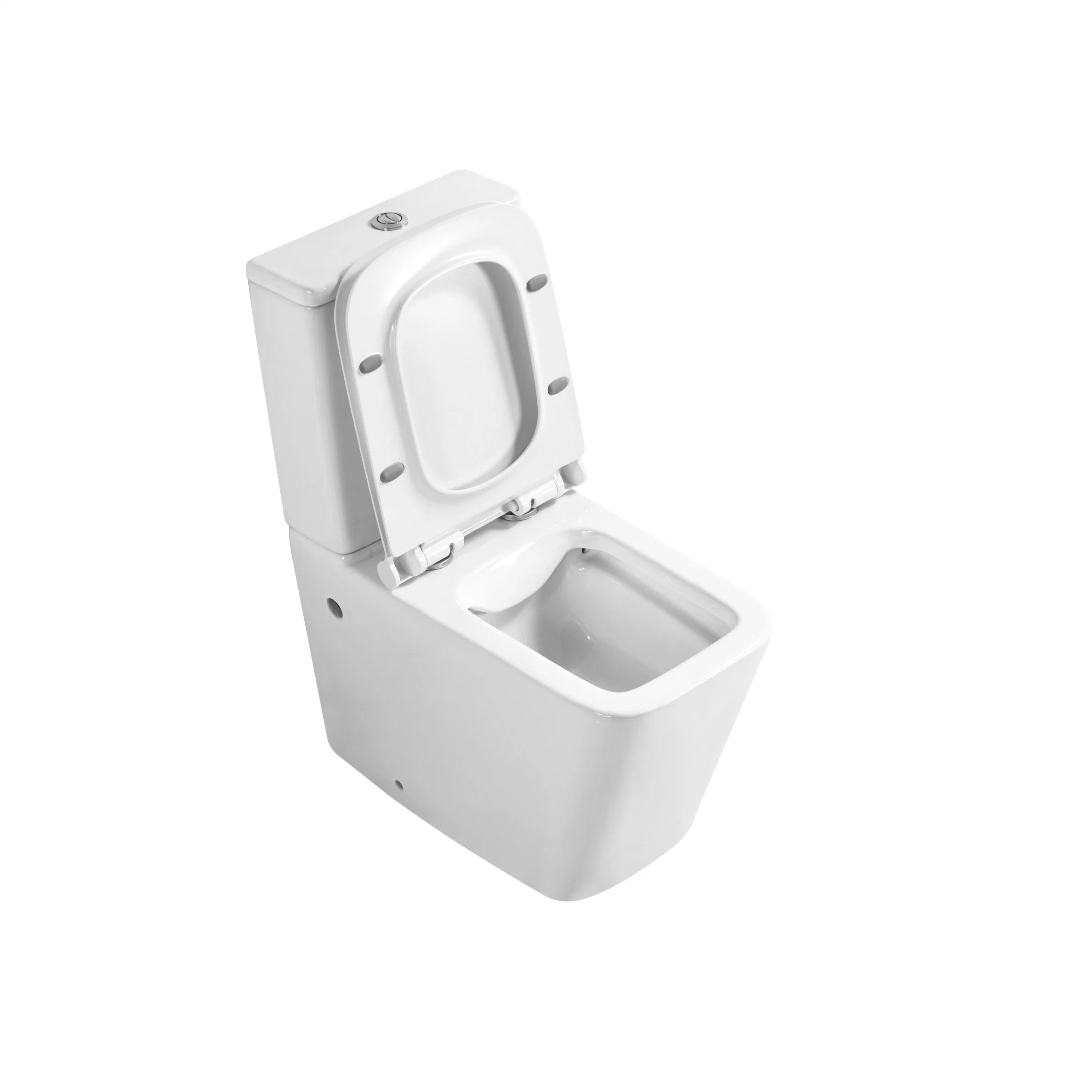 Customization China Bathroom Watermark Toilet Two Piece Wc Chinese Water Toilet