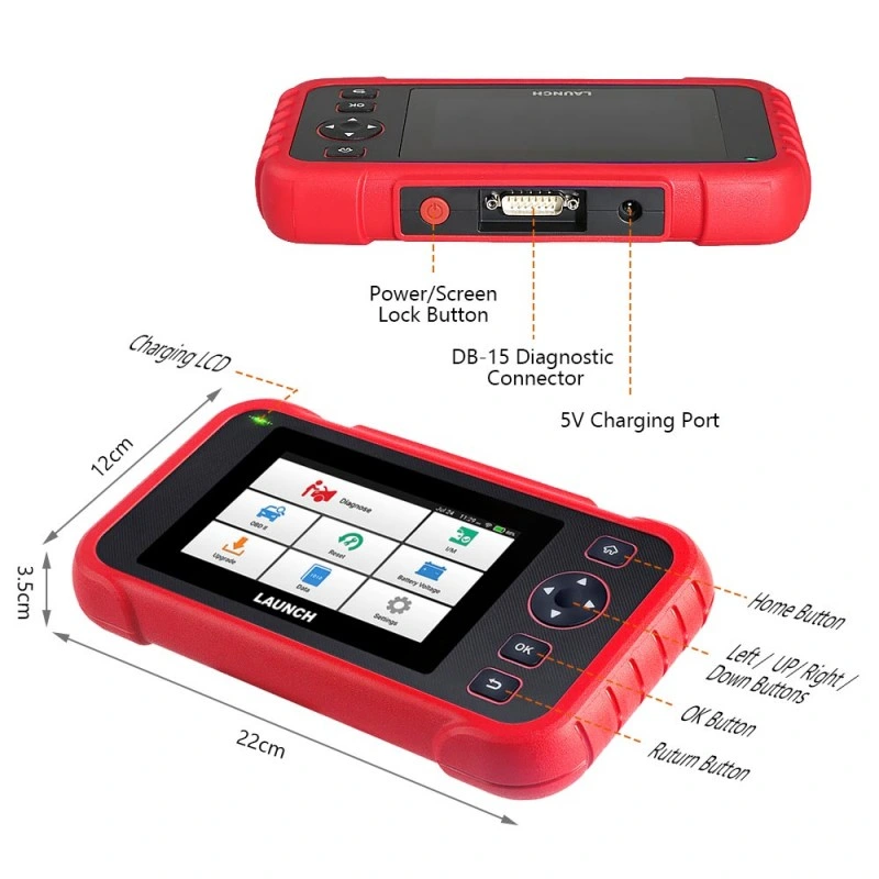 Inicie o scanner automático da ferramenta de diagnóstico para automóvel Crp129X