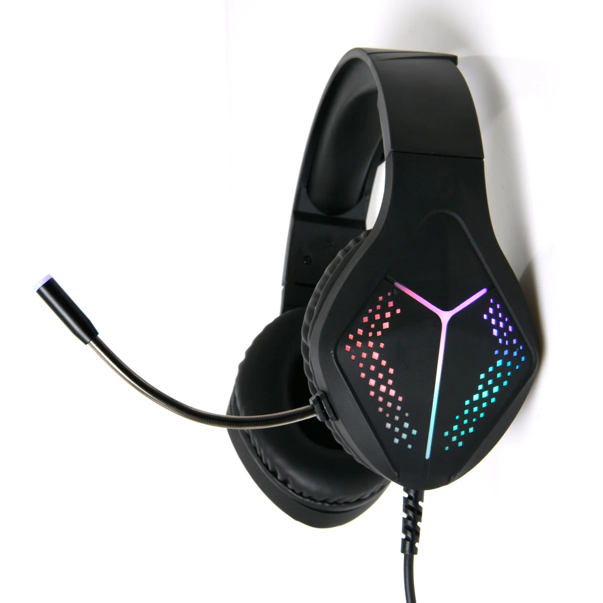 Stereo USB Gaming Headset with Soft Memory Earmuffs Over-Ear Headphone