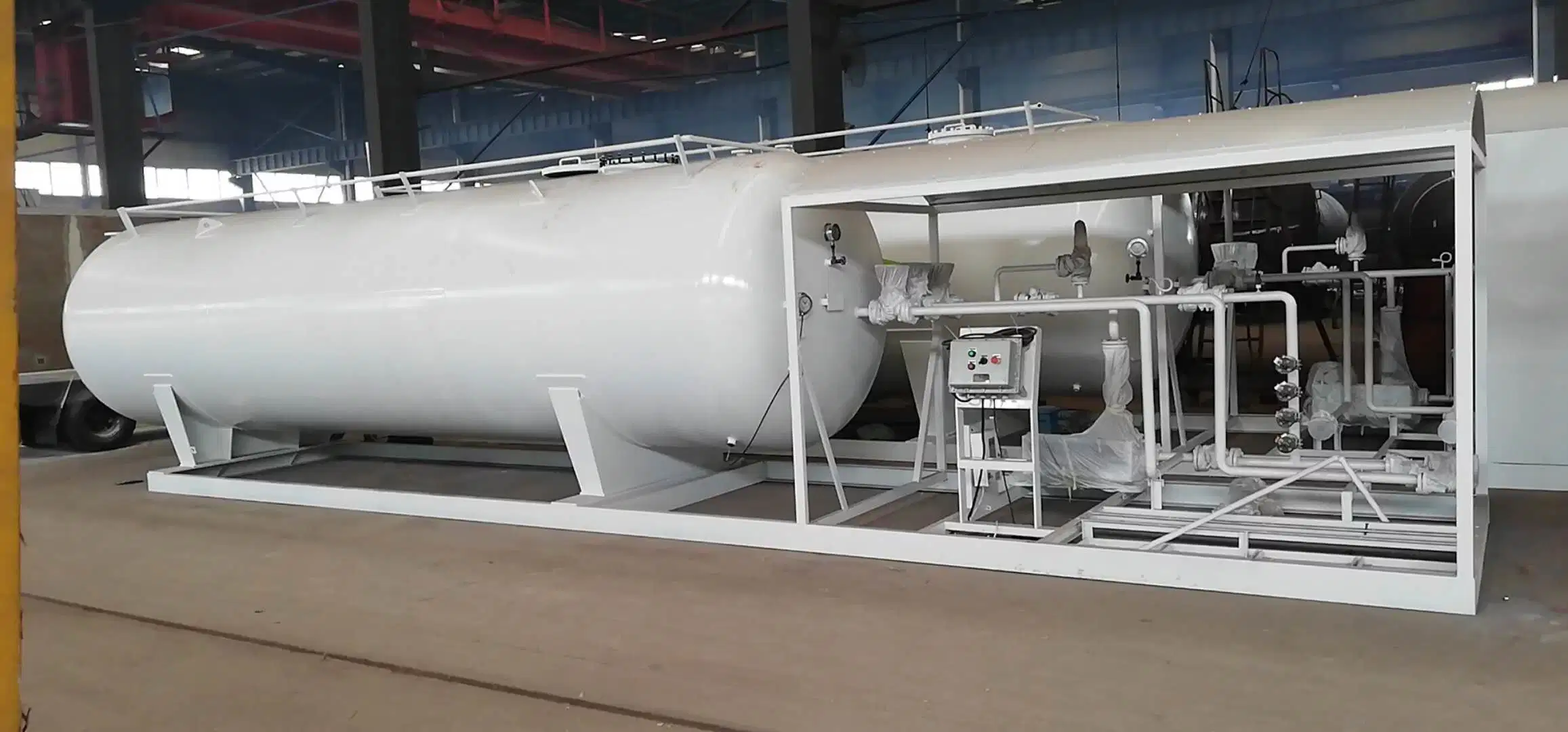 5mt 10cbm 10, 000liters Supply After Service, Offer Training LPG Filling Station 10ton Skid