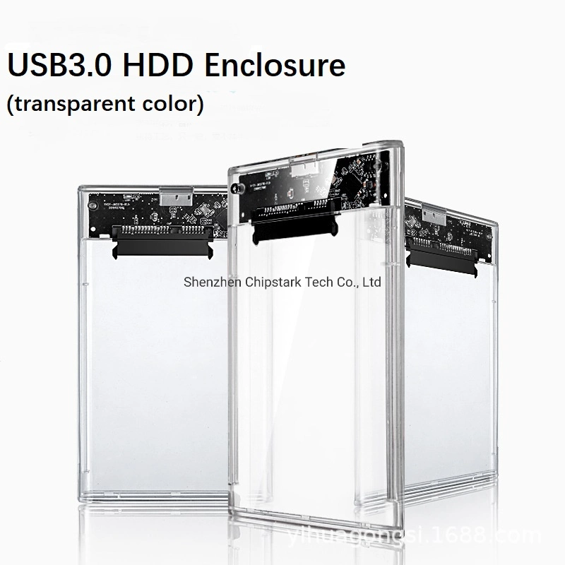 Portable 2.5inch Hard Drive Disk Enclosure USB3.0 to SATA 2.5 HDD Case SATA External HDD Enclosure Case (USB3.0 micro B interface)