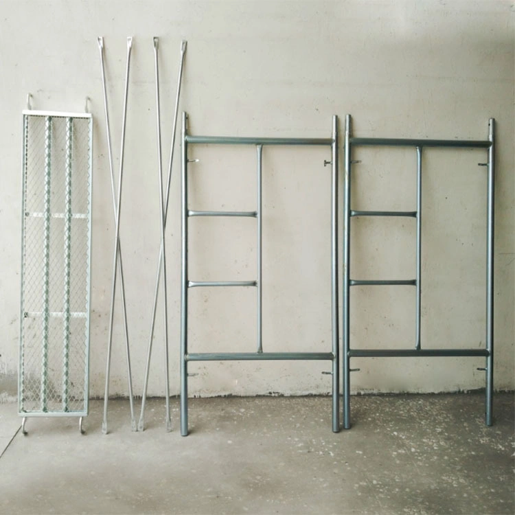 Building H-Frame Scaffoldign Galvanized Steel Door Frame