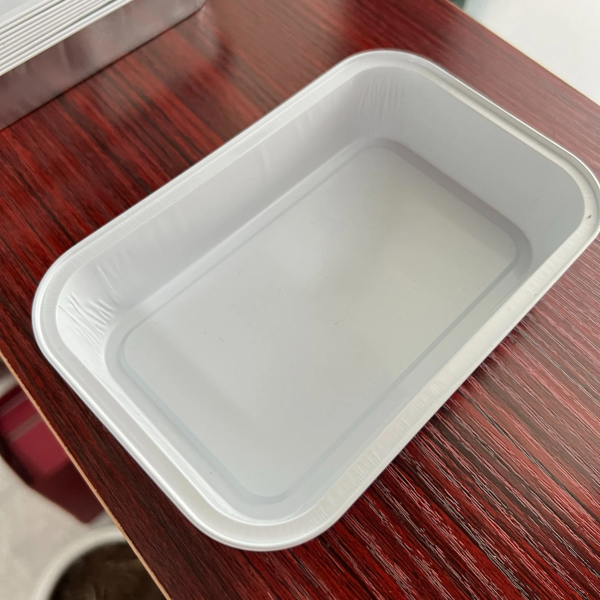 Rectangle Disposable Aluminum Foil Food Packaging Container, Fast Food Takeout Container, Lunch Carry out Box, Kitchenware