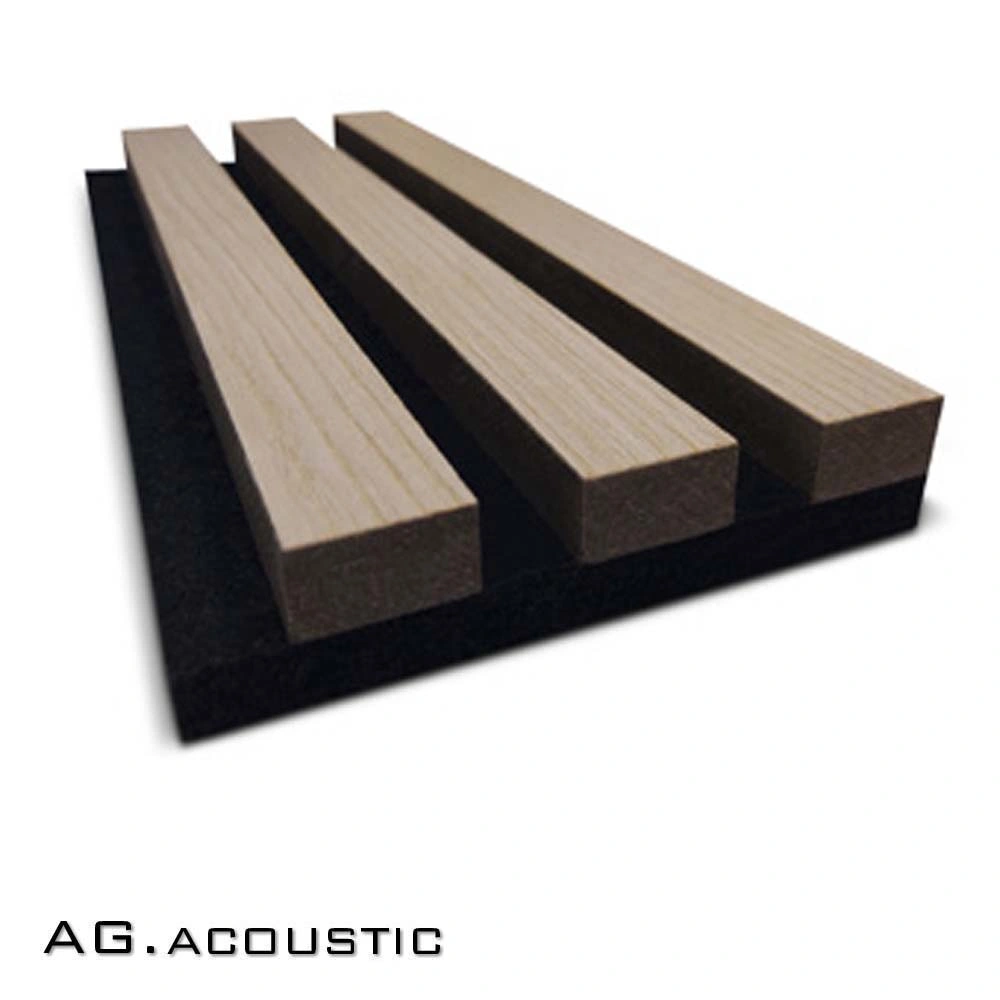 AG. Acoustic Wood Timber Slat Acoustic Panel Soundproofing Pet Felt MDF Board