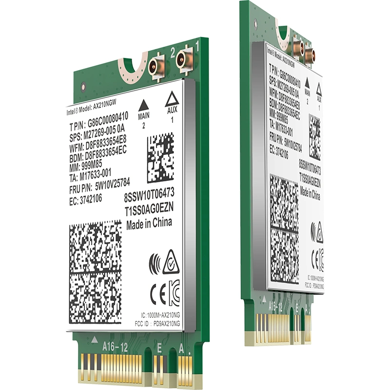 5374Mbps Comfast Tri-Band 802.11ax WiFi Bluetooth Tarjeta LAN 6e interfaz PCI Express 5.2 Módulo Adaptador tarjeta LAN