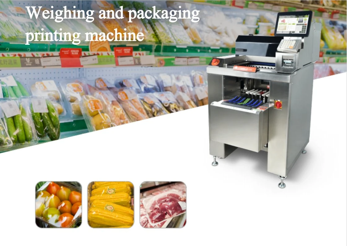 Superior Quality Wrapping Machine Automatic Packing Food Package for Apples, Vegetables Commercial Food Wrapping Machine