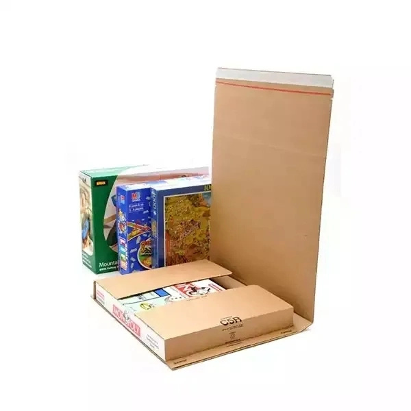 Custom High quality/High cost performance  Strong Hard 2mm E Flute Corrugated Cardboard Book Wrap Box