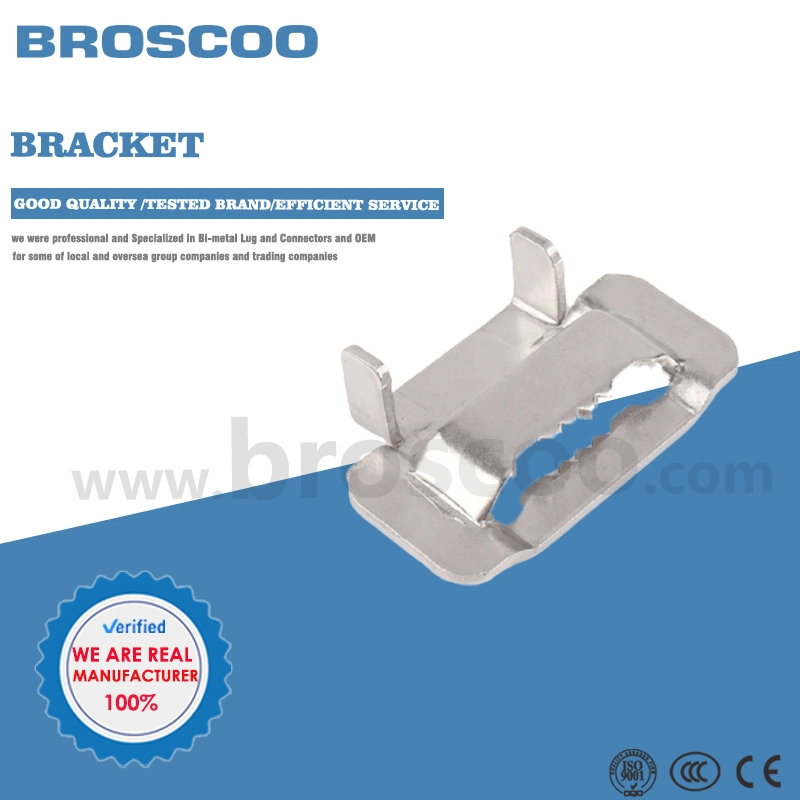 En acier inoxydable 304 bandes de longueur personnalisée de la tête de la tête de baguage desserrés pièce lourde de baguage de section transversale