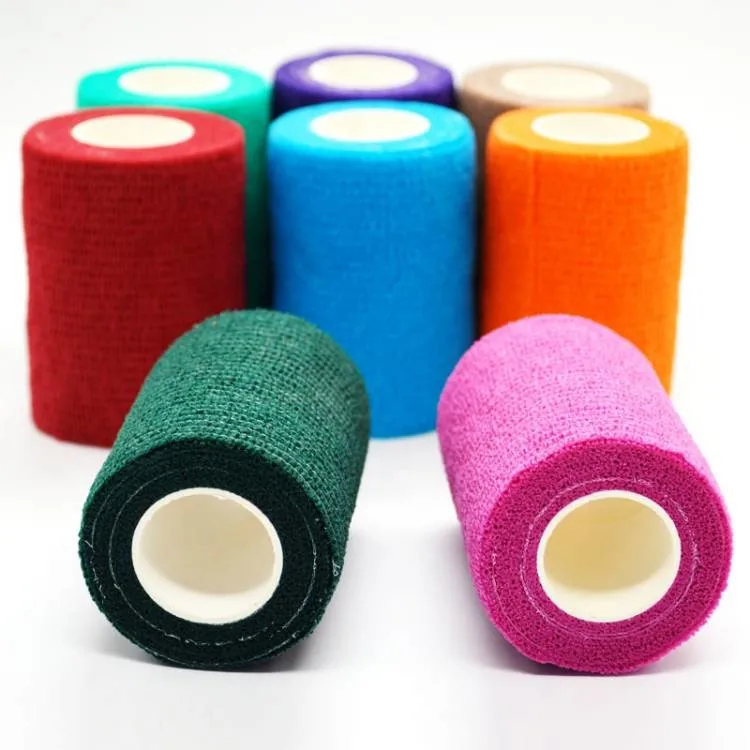 1-4 Inch High quality/High cost performance Adhesive Tape Hot Sale Non Woven Self Adhesive Elastic Bandage