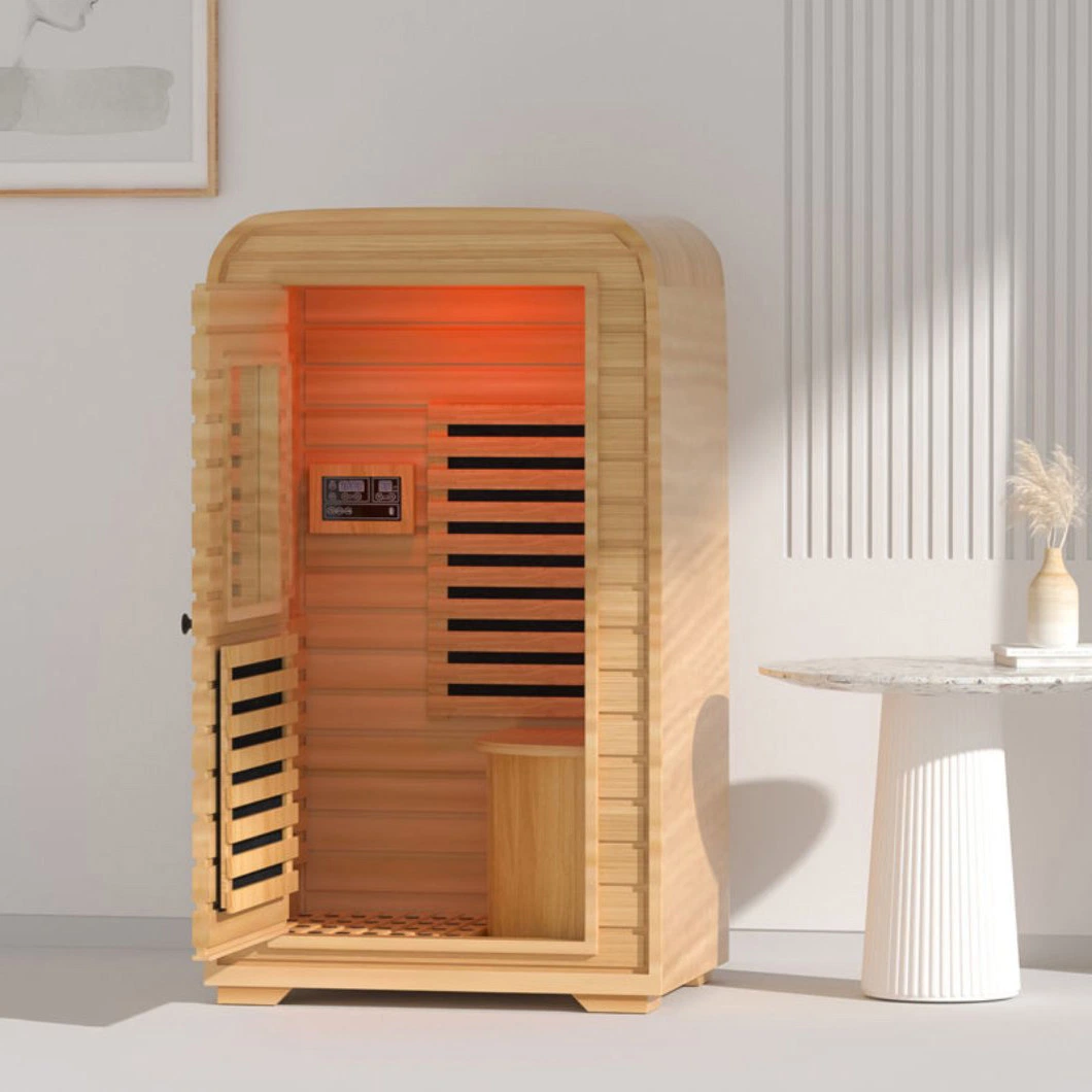 Qian Yan Baños diseños Ducha de lujo cabina China Home Sauna Y Steam Room Factory OEM personalizado rico en madera de color Sala de vapor cocido