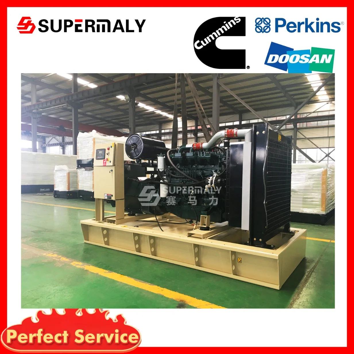 100kw Silent Diesel Generators 125 kVA Power Genset for Sale