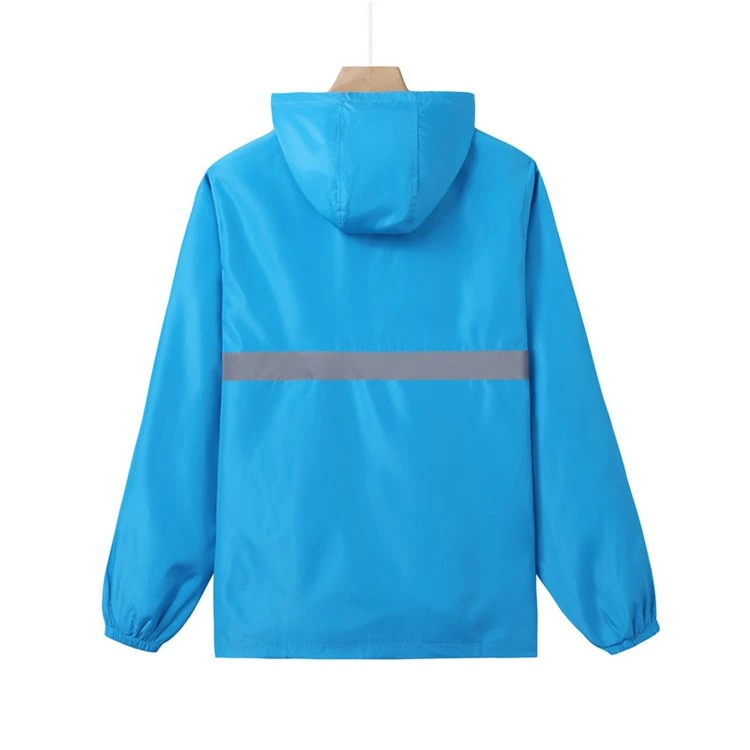 D-Suit OEM Custom homem Windbreaker Food Delivery Jackets masculino impermeável para homem Blusão exterior