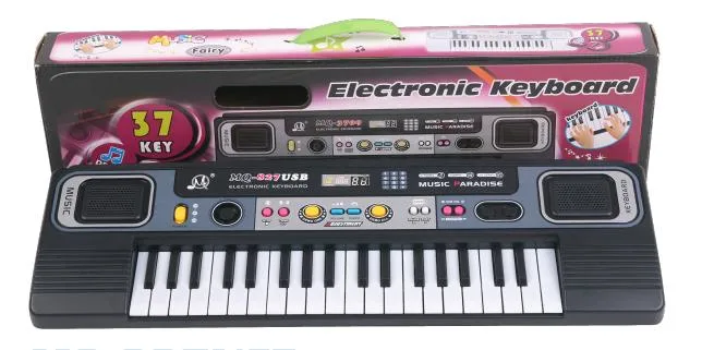 37-Key Electronic Music Instruments Piano Keyboards (MQ-827USB)