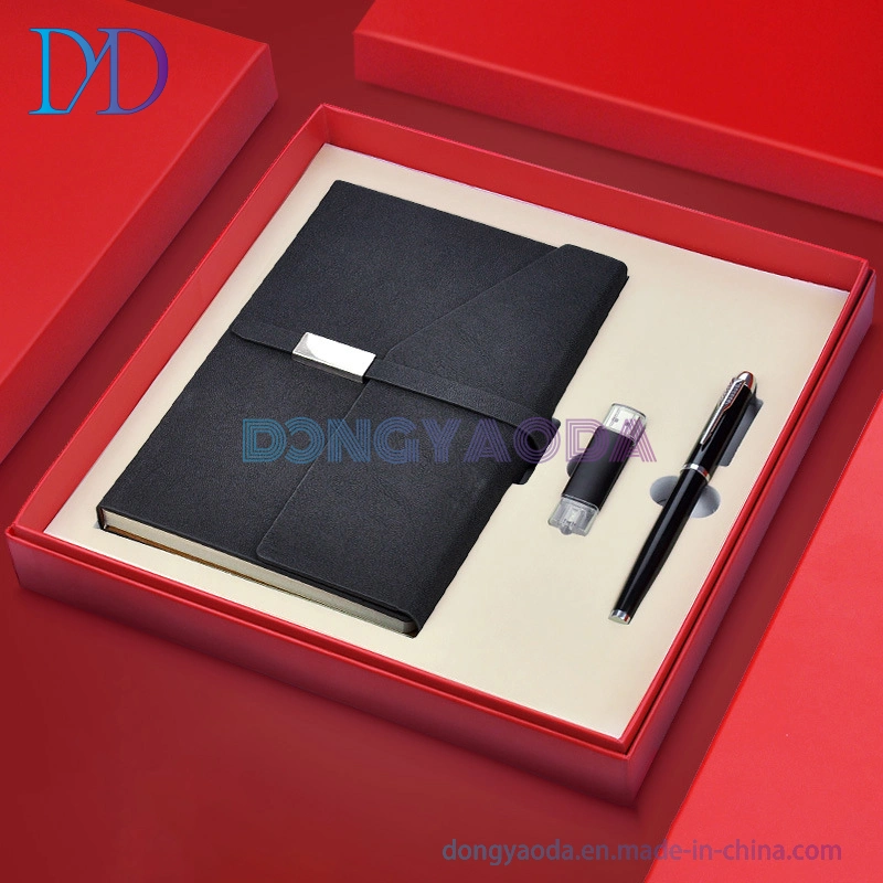 A5 Notebook/U Disk Storage Disk/Gel Pen/Business Diary Set