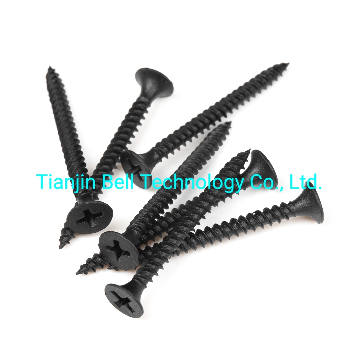 6*1 /3,5*25mm C1022 cabeza de bugle Negro/Gris fosfato/Zinc chapado/fino/grueso rosca Gypsum Tornillo/tornillo de pared seca