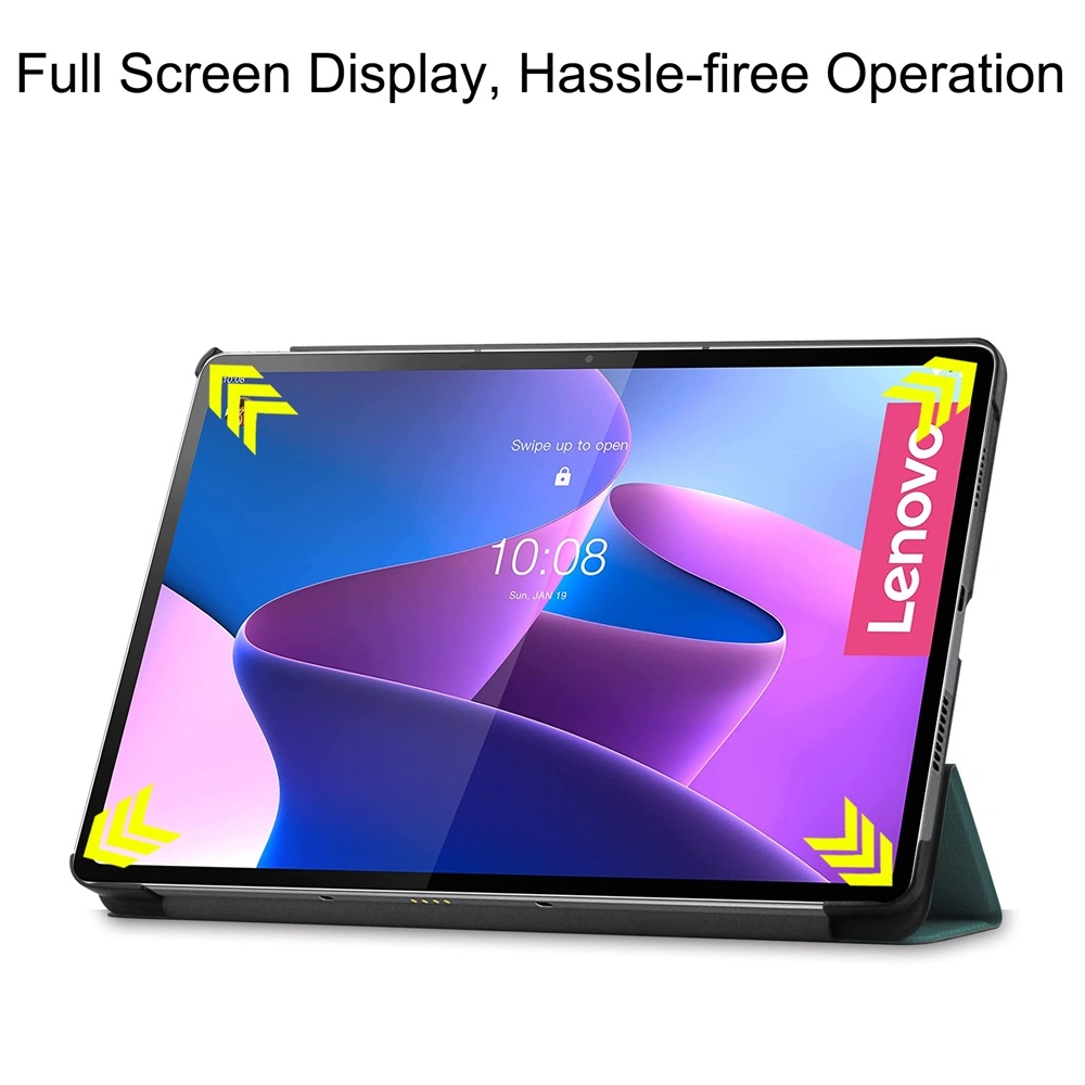 Para el soporte delgado de la funda para tablet Lenovo TAB P12 PRO 2021 Cubierta magnética inteligente