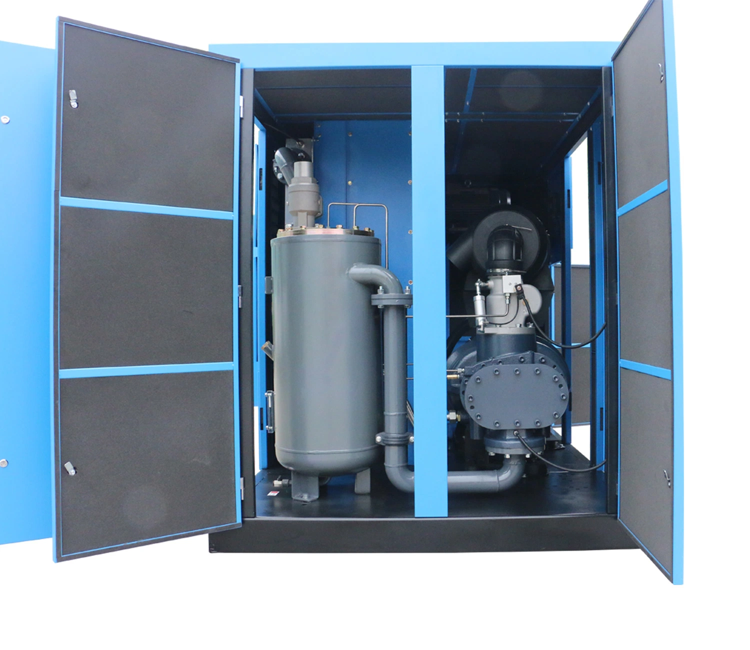 Low Pressure 45kw 3 Bar 5 Bar Permanent Magnet One-Stage Variable Frequency Screw Type Air Compressor, Other Power, Color Options Available