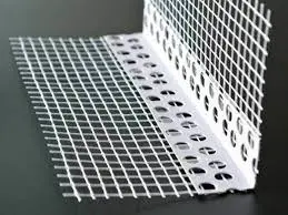 PVC Corner Beads Angle Beads with Fiberglass Mesh for Drywall Manufacture