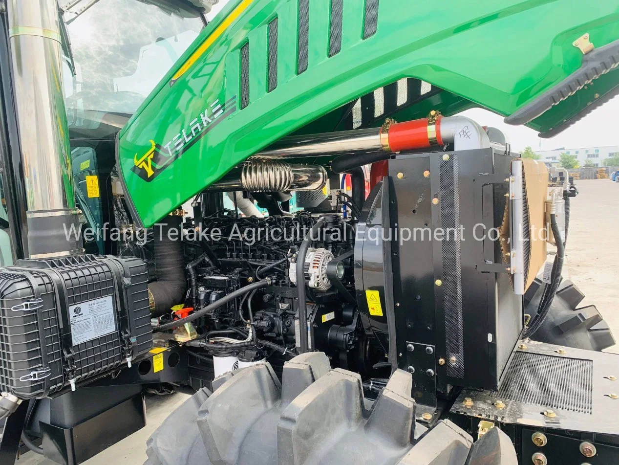 Tractor agrícola Telake Mini 4WD 110HP 120HP 130HP 140CV tractor agrícola