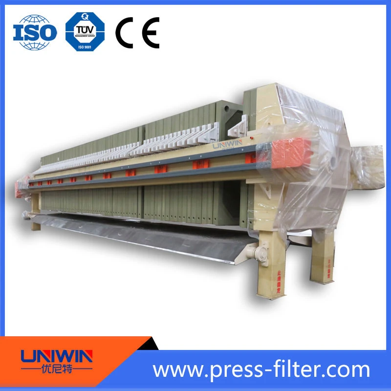 High Pressure Diaphragm Municipal Sewage Membrane Filter Press with Low Moisture