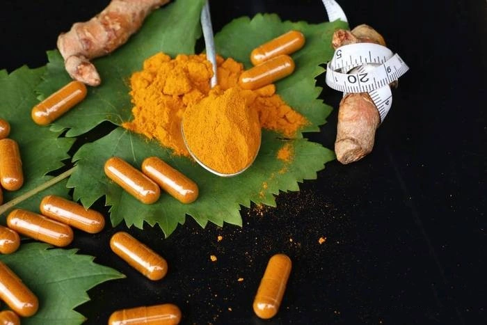 OEM Dietary Supplement Tumeric Powder Capsules Curcumin 95% Turmeric Capsules