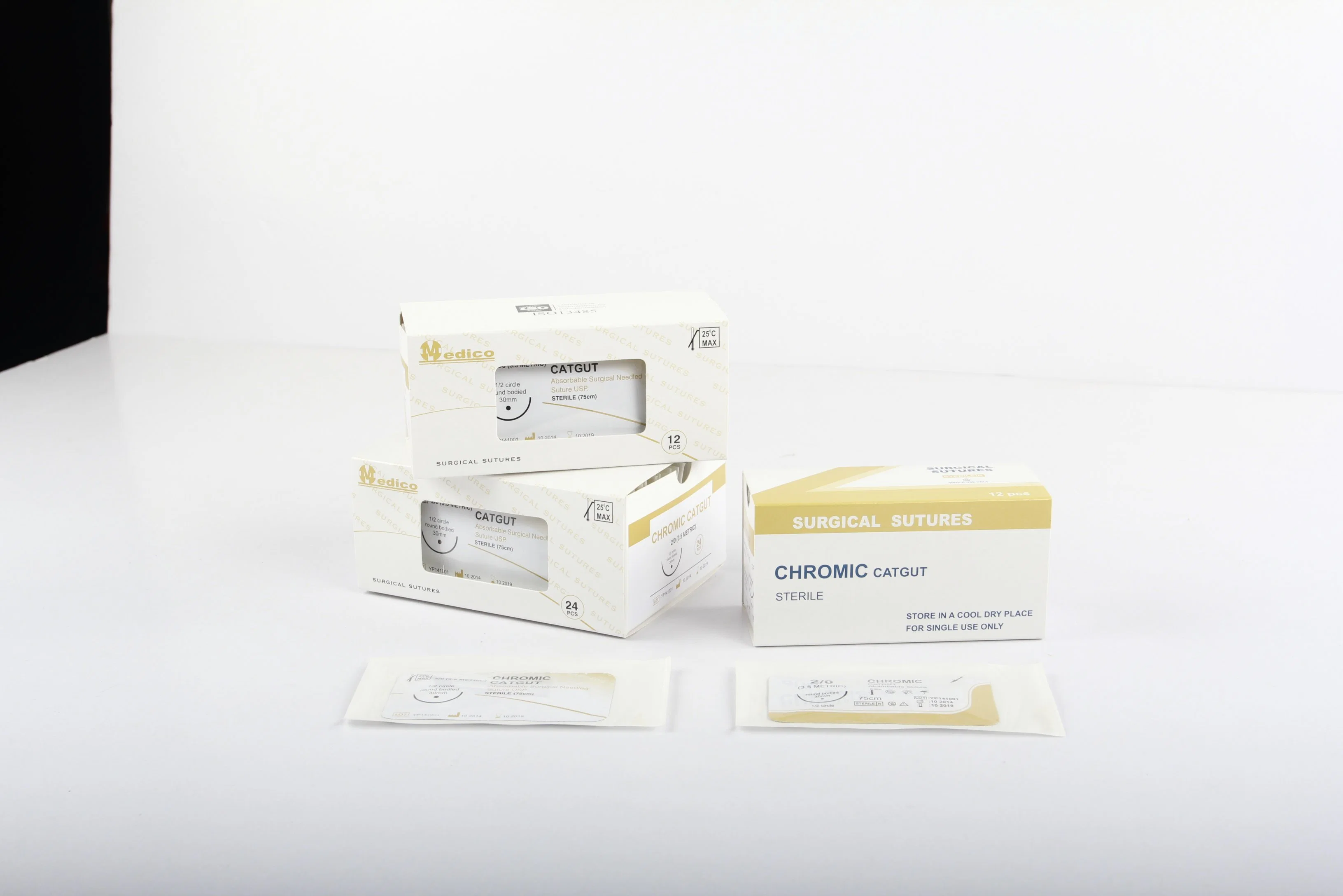 Medical Products Surgical Suture with Absorbable Materials