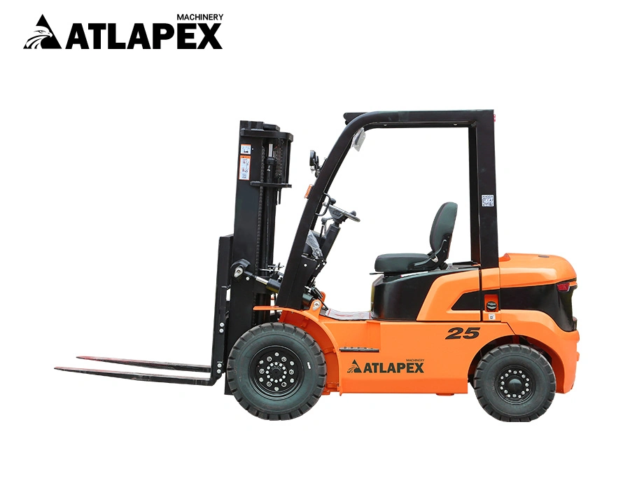 Material Handing Equipment Electric 2500kg Automatic Hydraulic Mechanical Forklift Truck