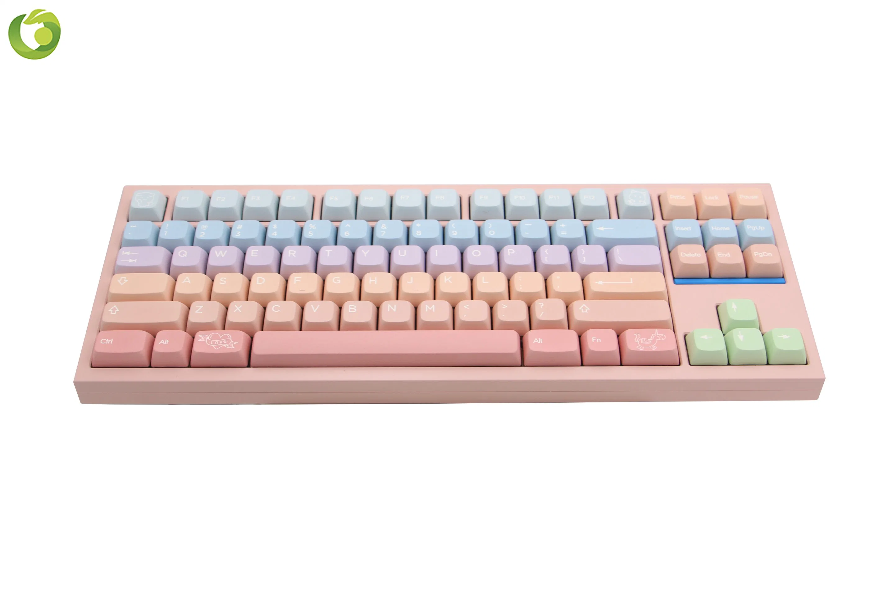 Customized 87 Key Multi-Color Mechanical Keyboard Game for Office Typing