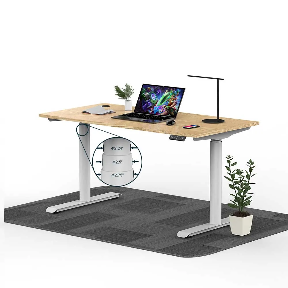 Intelligent Einstellbare Runde Rohr Tisch Bein Typ Arbeitstisch, Bürotisch Automatisches Heben Lernplattform