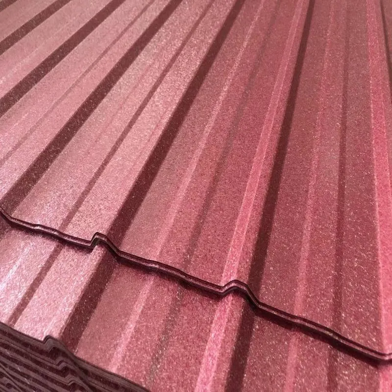 Red Color PPGI Roofing Sheets Wholesale/Supplier Color Coated Steel Roof Tiles PPGI Galvanized Steel Zinc Sheet