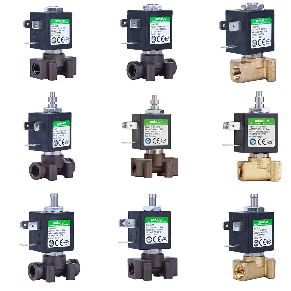 Listo para el envío de 2 vías, 3 de la electroválvula de la estación de cierre normal de la válvula de solenoide Lavadora