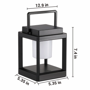 2023 Neue Heiße Verkauf Dimmbare Arbeit Handlampe Wiederaufladbare Micro USB-Kit Beleuchtung Home Indoor Deck Tisch Tragbare Camping Flood Garten-LED-Solarleuchte im Freien