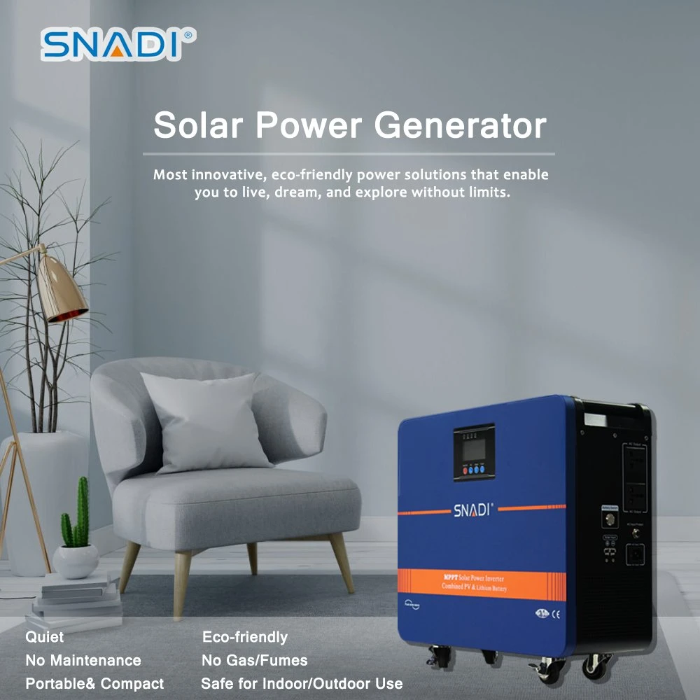 Ganzhaus Portable Solar Power Station 1000W Photovoltaik Solarenergie System 600W 1kw 3kw 5kw Solargenerator-Kit