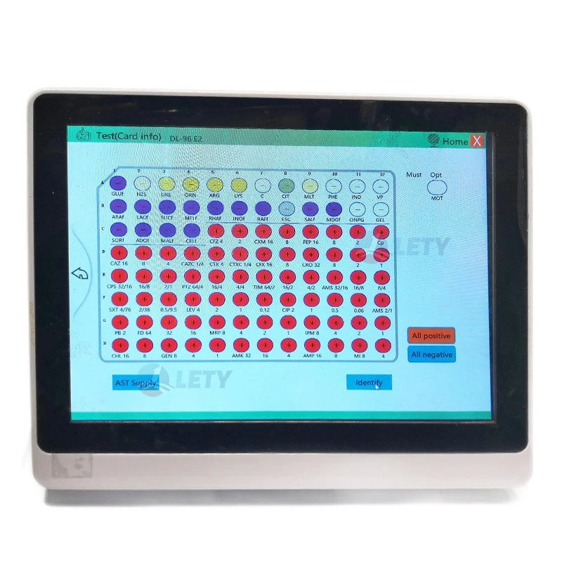 Vétérinaire ID/microbienne système AST id&amp;Kit de test de l'Ast utilisés pour diagnostiquer les infections bactériennes des anciens combattants.