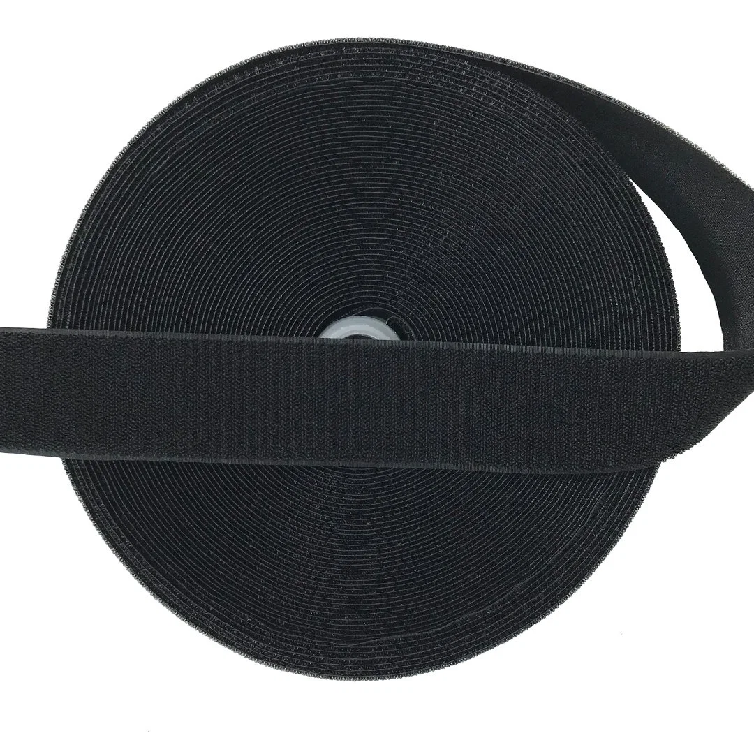 High quality/High cost performance  Velcro Unbrushed or Unnapped Loop Tape Round Eco-Friendly Hook & Loop