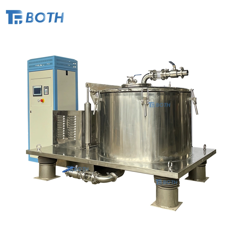 Automatic Industrial PLC Touch Screen Basket Hemp Oil Extraction Centrifuge Machine Filter Centrifugal