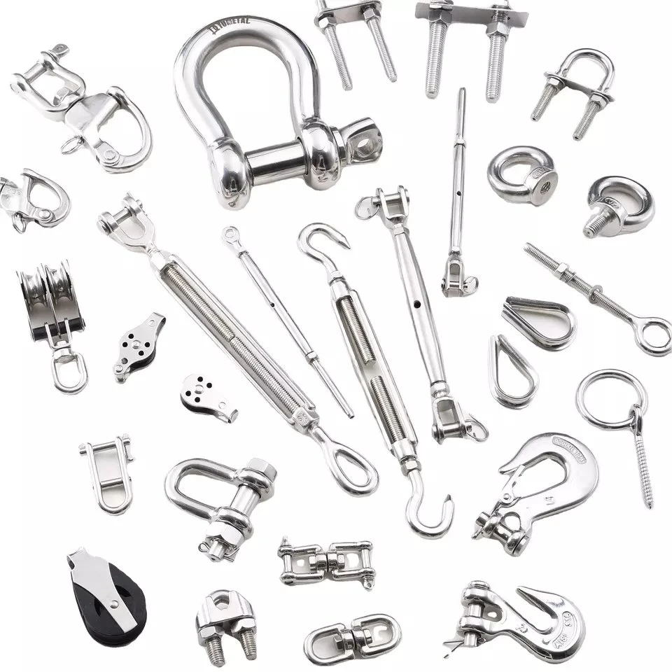 Kingslings Marine Grade SS304 SS316 Stainless Steel Rigging Shade Sail Hardware