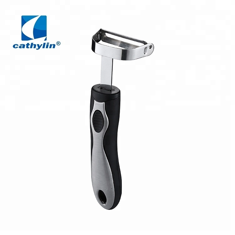 High Quality Ce Certificated Plastic Handle Kitchen Tools Vegetable T-Peeler